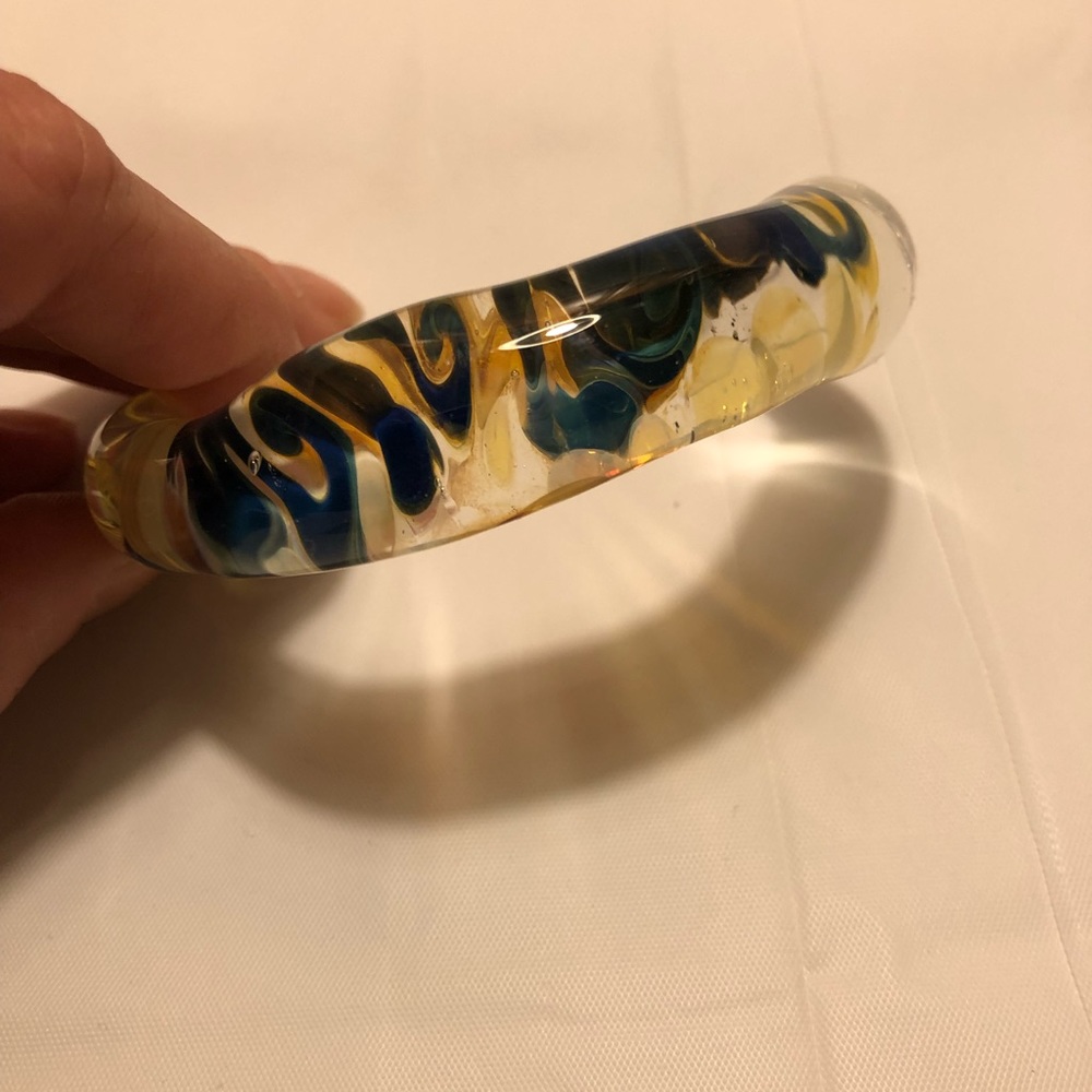Handmade glass bracelet